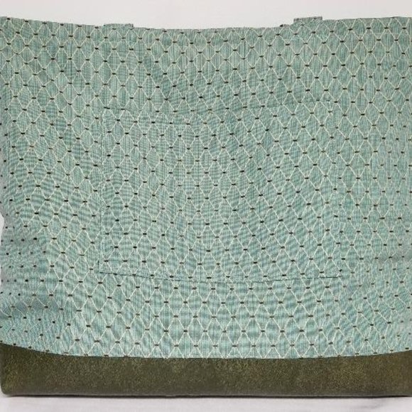 Handmade Mint Green Tote - Picture 1 of 4
